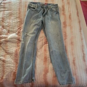 Aeropostale Men's 32×32 Light Blue Straight Jeans